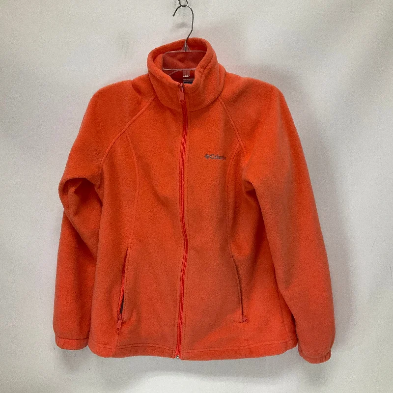 Orange Jacket Fleece Columbia, Size L