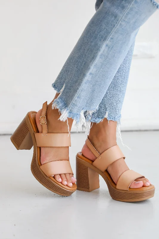 Feeling Your Best Nude Platform Heels