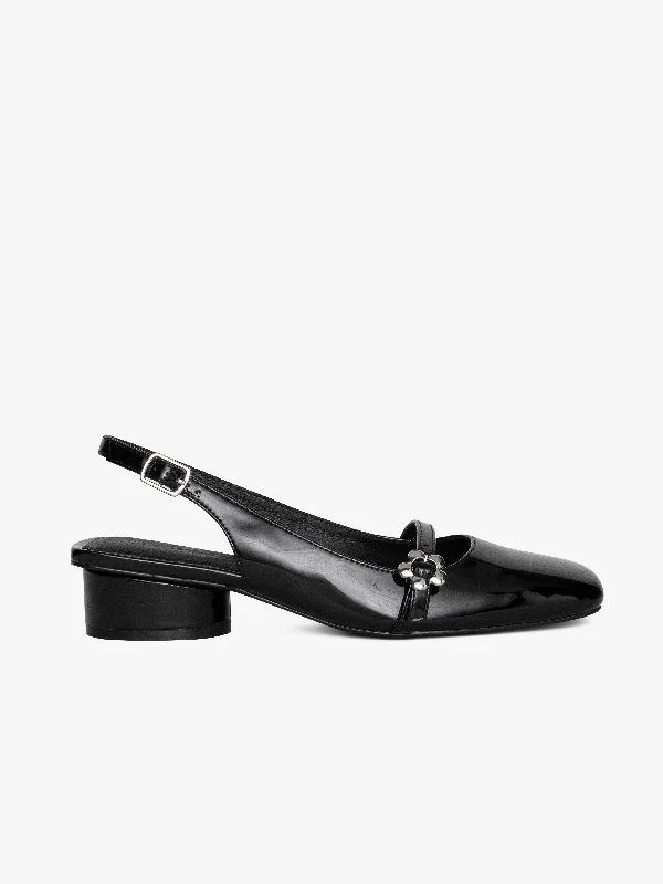 Mackie Heel - Onyx Patent