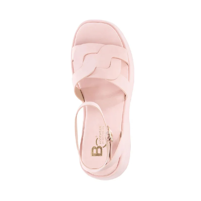 Up In The Clouds Sandal in Pink from BC Footwear