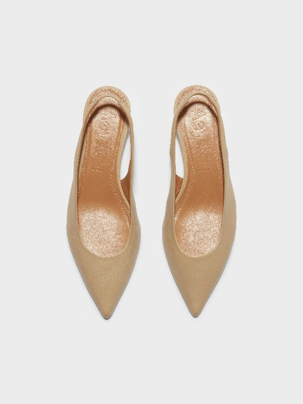 Valerie Leather Slingback Pumps